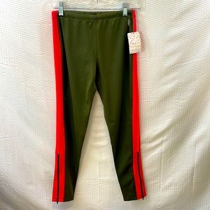 NWT Free People Movement Dales Track Leggings Green Size S